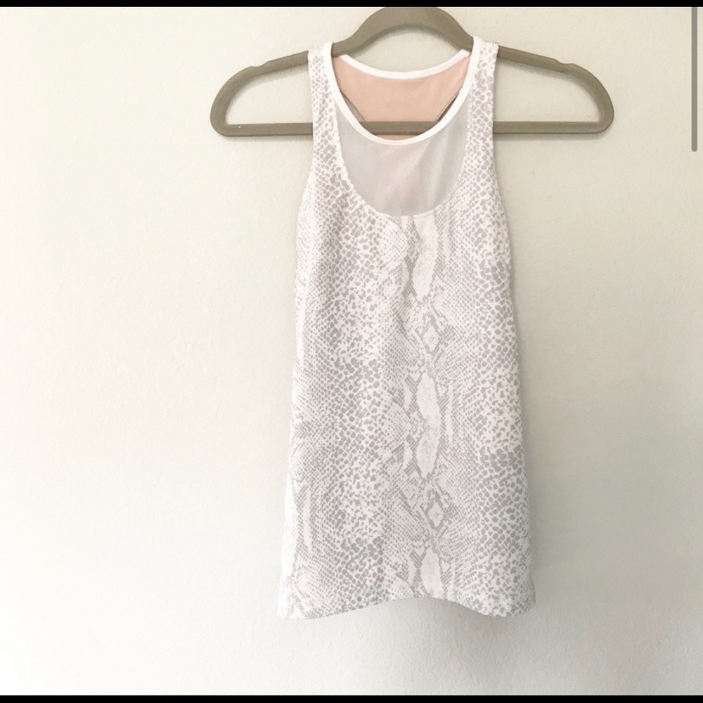 Lulu Lemon mesh with me tank top
